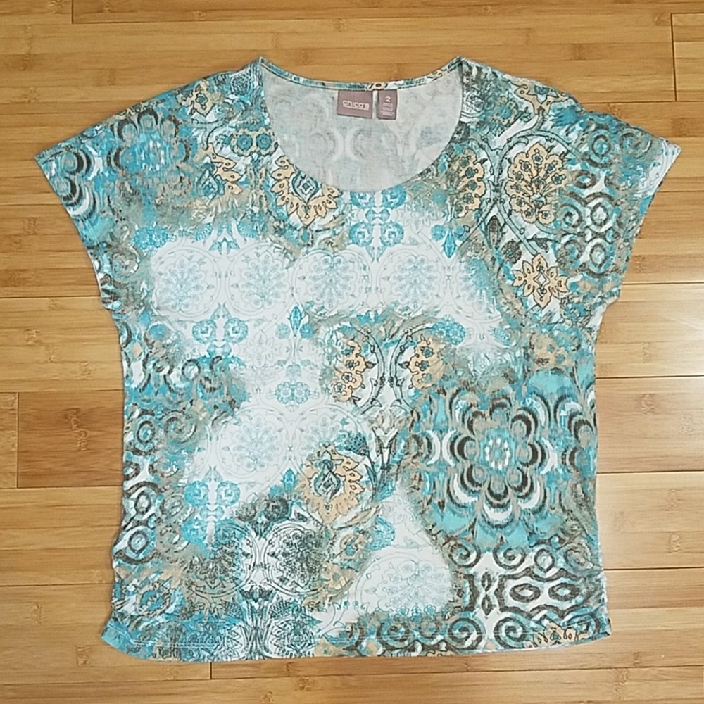 3 for 💲10!  Chicos's Print Top